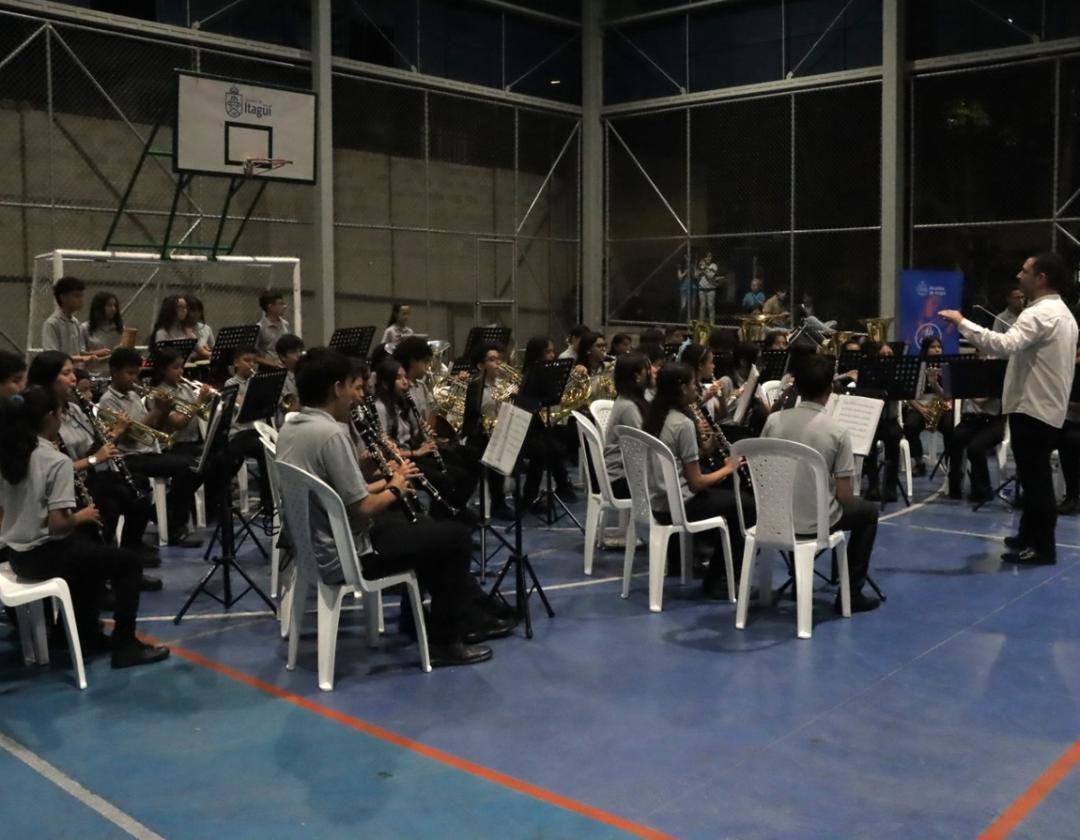 Banda de la Banda Sinfónica de la Institución Educativa Diego Echavarría Misas